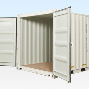 10ft x 8ft Shipping Container (One Trip) White (RAL 9003) - Image 4