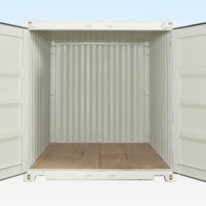 10ft x 8ft Shipping Container (One Trip) White (RAL 9003) - Image 3