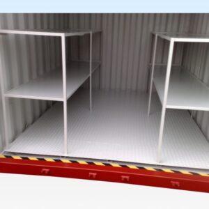 10 x 8ft Flat Floor Bunded Store - Image 2