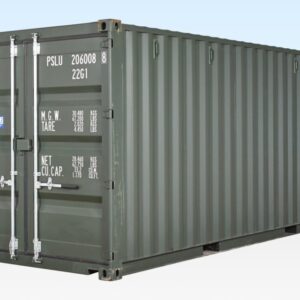 20ft Shipping Container (One Trip) Dark Green (RAL 6007) - Image 1