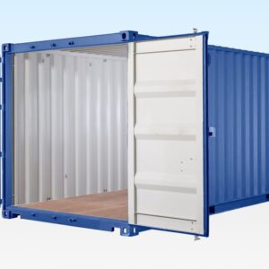 20ft Shipping Container (One Trip) Blue (RAL 5013) - Image 3