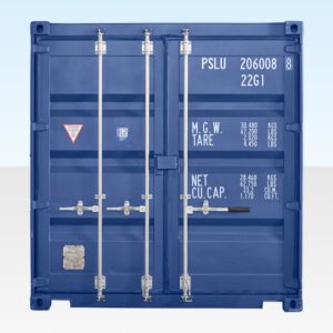 20ft Shipping Container (One Trip) Blue (RAL 5013) - Image 2