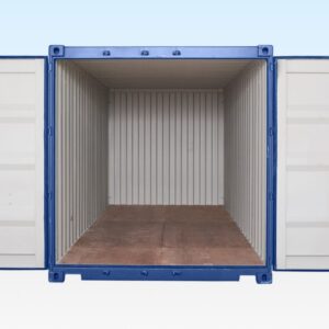 20ft Shipping Container (One Trip) Blue (RAL 5013) - Image 4