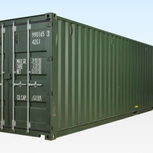 40ft Shipping Container Green (RAL 6007) - Image 2